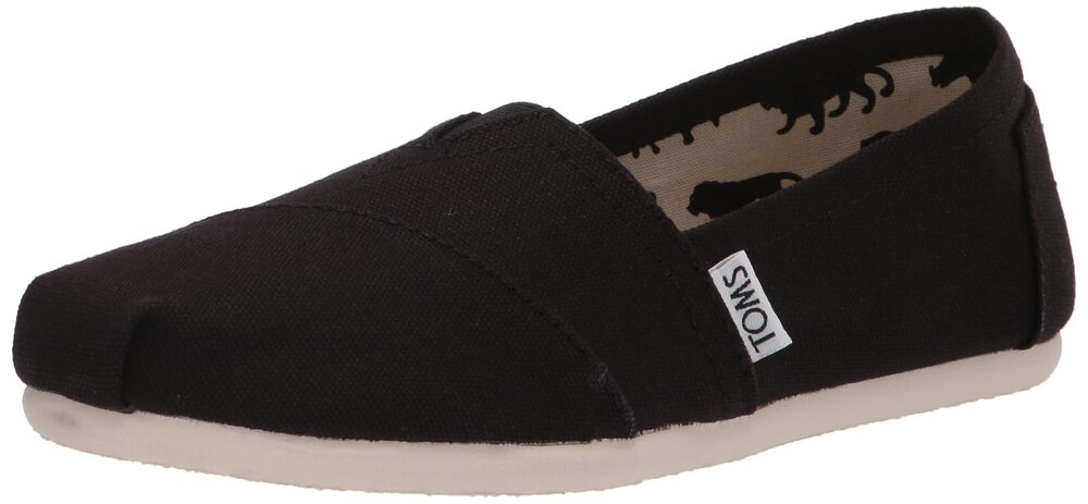 TOMS Men's Alpargata Slip-On, Black